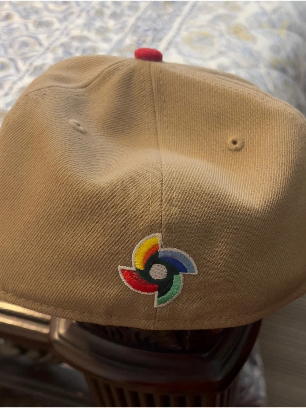 New Era Red, Tan, Green & White 59FIFTY Fitted Hat
